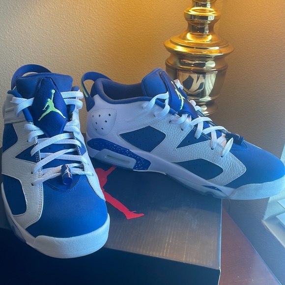 Air Jordan Retro 6 Low Ghost Green size 13 - Picture 2 of 8
